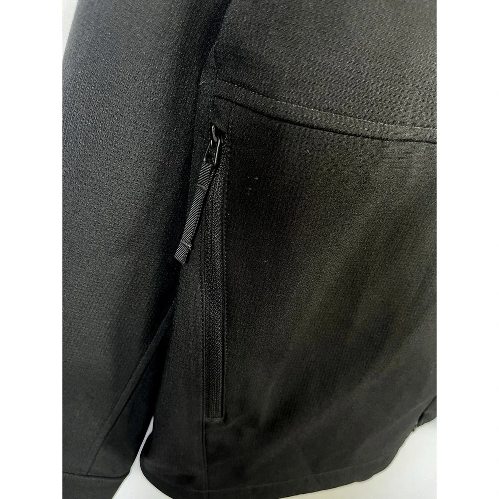 The North Face Mens Soft Shell JacketSize XL Black Full Zip Outdoor Company Logo